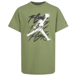 Boys' Grade School - Jordan Jumpman Flight Spray Short Sleeve T-Shirt - Green