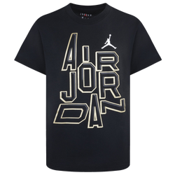 Boys' Grade School - Jordan 23 Gold Line Short Sleeve T-Shirt - Black