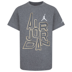 Boys' Grade School - Jordan 23 Gold Line Short Sleeve T-Shirt - Grey