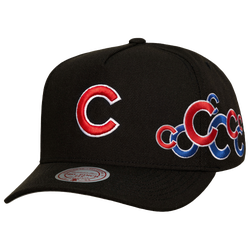 Adult - Mitchell & Ness Cubs Sideshow Pro Pinch Cap - Black