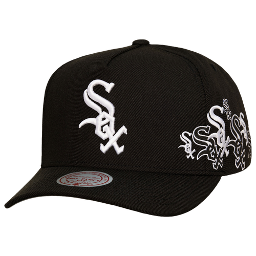 Mitchell & Ness Womens Chicago White Sox White Sox Sideshow Pro Pinch Cap - Adult - Black