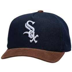 Adult - Mitchell & Ness White Sox Denim Cord Pro Pinch Cap - Navy/Brown