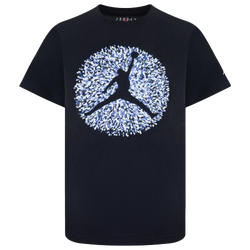 Boys' Grade School - Jordan Poolside Jumpman Short Sleeve T-Shirt - Black/Blue