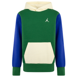 Boys' Grade School - Jordan Brooklyn Pullover Hoodie PSB - Pine Green/Tan