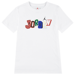 Boys' Grade School - Jordan Signature Short Sleeve T-Shirt - White/Multi