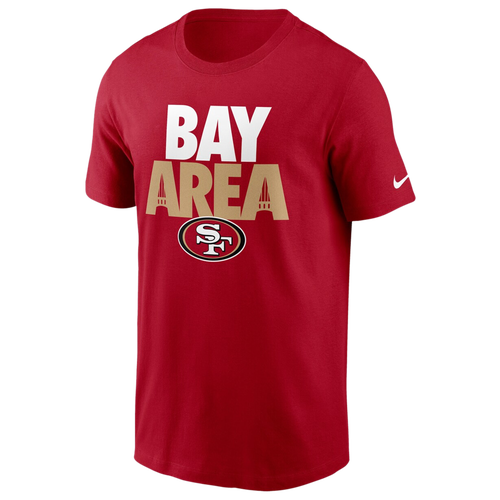 Nike Mens San Francisco 49ers  49ers Local T-shirt In Scarlet/scarlet