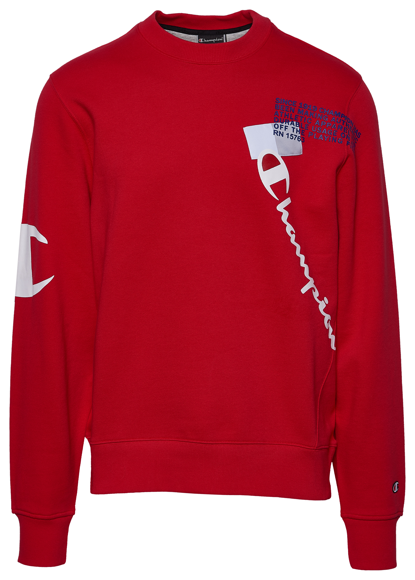 champion superfleece crew neck sweatshirt