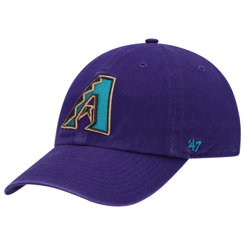 

47 Brand Mens Arizona Diamondbacks 47 Brand Diamond Backs Cooperstown Adjustable Cap - Mens Purple/Purple Size One Size