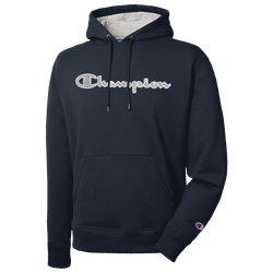 Men's - Champion Powerblend P/O Hoodie - Navy