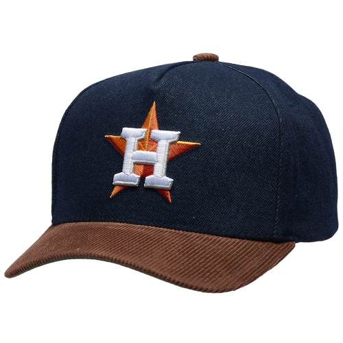 Mitchell & Ness Houston Astros  Astros Denim Cord Pro Pinch Cap In Multi