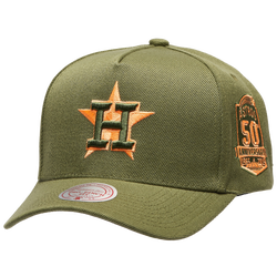 Adult - Mitchell & Ness Astros Neon Pop Pro Pinch Cap - Olive