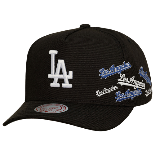Mitchell & Ness Womens Los Angeles Dodgers Dodgers Sideshow Pro Pinch Cap - Adult - Black