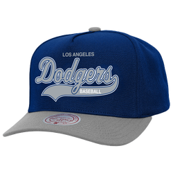 Adult - Mitchell & Ness Dodgers Oversweep Cap - Blue/Grey