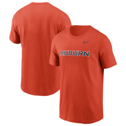 Men's - Nike Auburn Wordmark Short-Sleeve T-Shirt - Orange