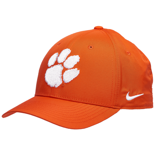 Nike Mens  Clemson Club Precurve Adjustable Cap In Orange/purple