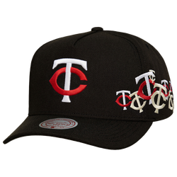 Adult - Mitchell & Ness Twins Sideshow Pro Pinch Cap - Black