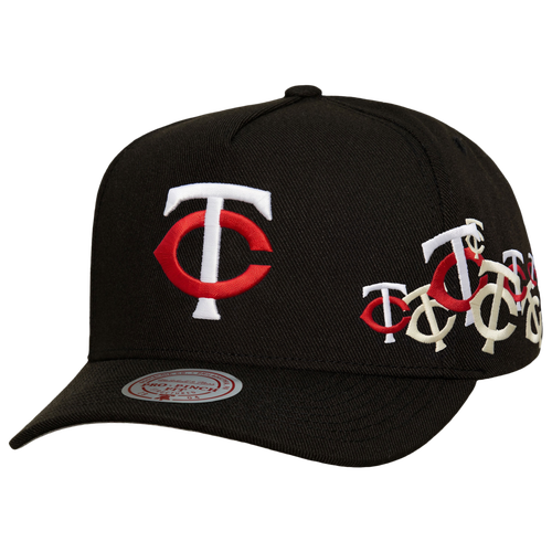 Mitchell & Ness Womens Minnesota Twins Twins Sideshow Pro Pinch Cap - Adult - Black