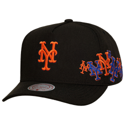 Adult - Mitchell & Ness Mets Sideshow Pro Pinch Cap - Black