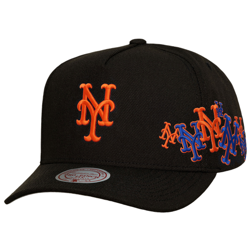 Mitchell & Ness Womens New York Mets Mets Sideshow Pro Pinch Cap - Adult - Black