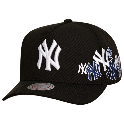 Mitchell & Ness Womens New York Yankees Yankees Sideshow Pro Pinch Cap - Adult - Black