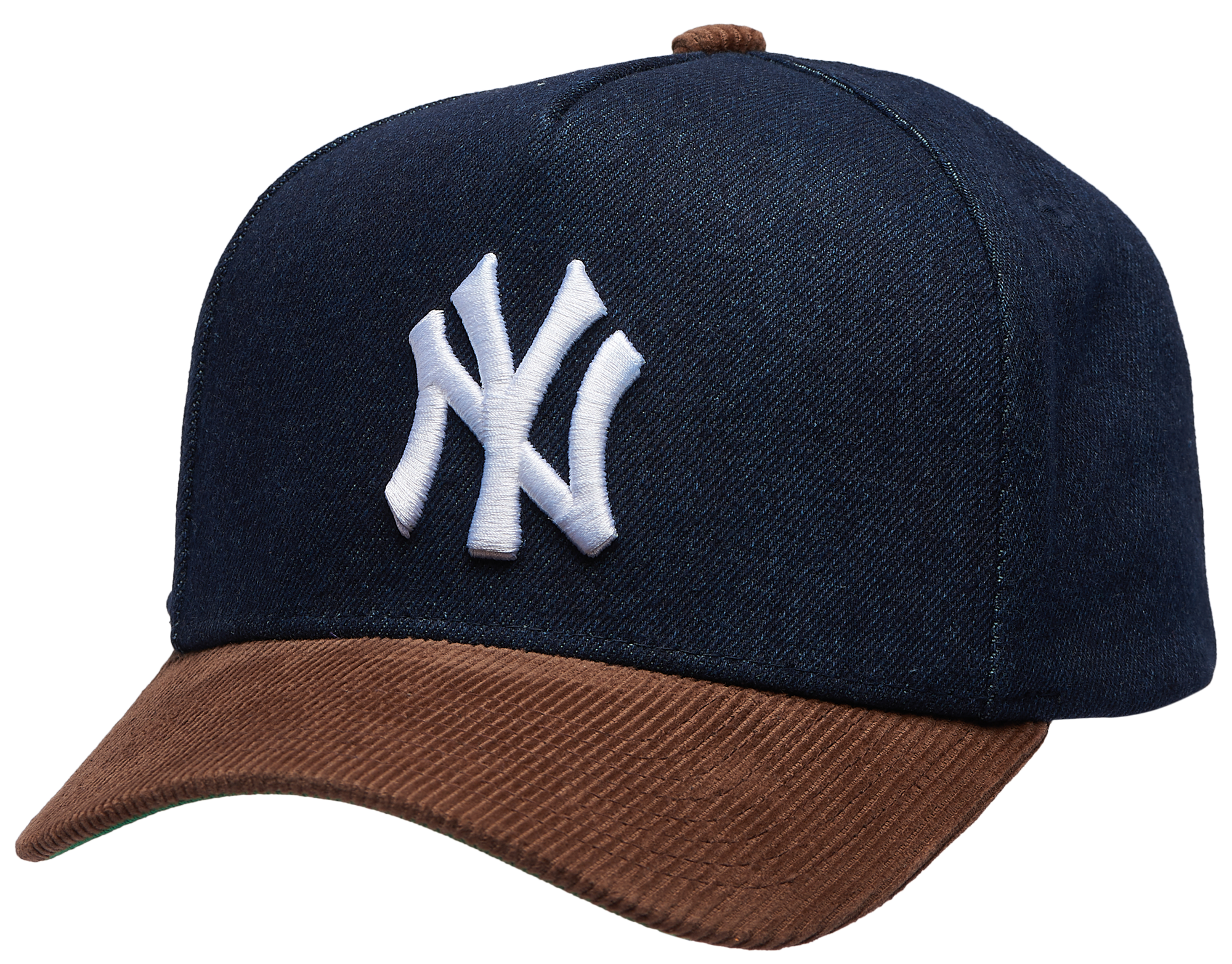Mitchell & Ness Yankees Denim Cord Pro Pinch Cap - Adult