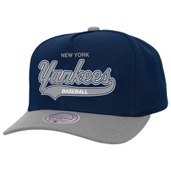 Adult - Mitchell & Ness Yankees Oversweep Cap - Navy/Grey