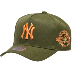 Adult - Mitchell & Ness Yankees Neon Pop Pro Pinch Cap - Olive