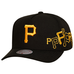Adult - Mitchell & Ness Pirates Sideshow Pro Pinch Cap - Black