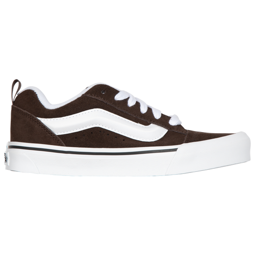 Shop Vans Boys   Knu Skool In Brown/white