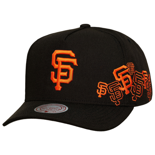 Mitchell & Ness Womens San Francisco Giants Giants Sideshow Pro Pinch Cap - Adult - Black