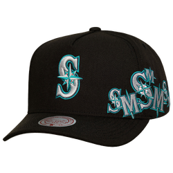 Adult - Mitchell & Ness Mariners Sideshow Pro Pinch Cap - Black