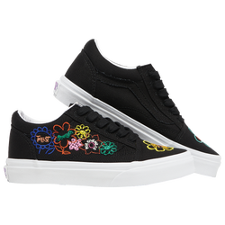 Girls' Preschool - Vans Old Skool - Black/Red/Blue