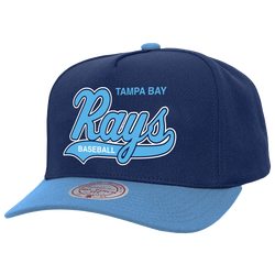 Adult - Mitchell & Ness Rays Oversweep Cap - Navy/Blue