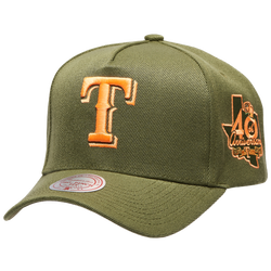 Adult - Mitchell & Ness Rangers Neon Pop Pro Pinch Cap - Olive