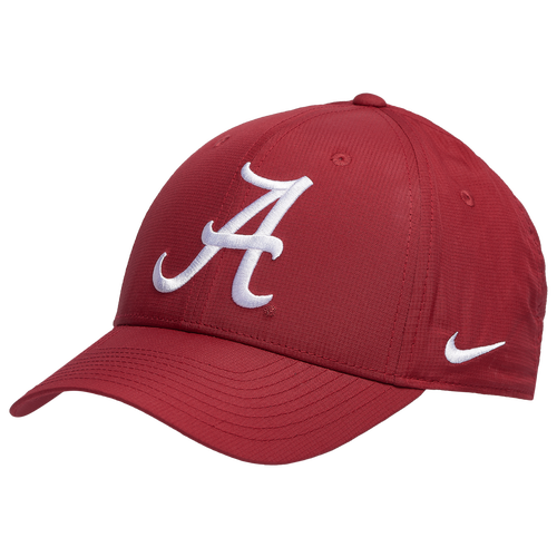 

Nike Mens Nike Alabama Club Precurve Adjustable Cap - Mens White/Maroon Size One Size