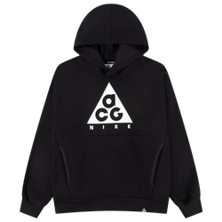 Boys' Grade School - Nike HBR Fleece Hoodie - Black/White
