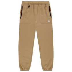 Boys' Grade School - Nike LBR Fleece Pant - Parachute Beige/White