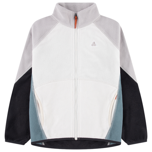 Boys Nike Polar Fleece Jacket - Boys' Grade School College Grey/Blue