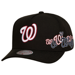 Adult - Mitchell & Ness Nationals Sideshow Pro Pinch Cap - Black