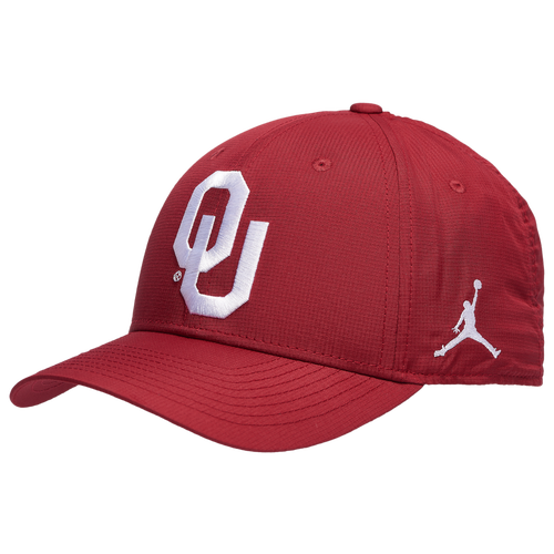 

Nike Mens Nike Oklahoma Club Precurve Adjustable Cap - Mens Red/White Size One Size