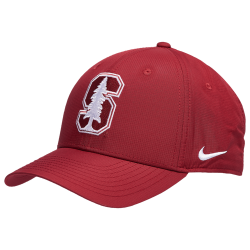 

Nike Mens Nike Stanford Club Precurve Adjustable Cap - Mens White/Maroon Size One Size