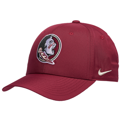 

Nike Mens Nike FSU Club Precurve Adjustable Cap - Mens Maroon/Gold Size One Size