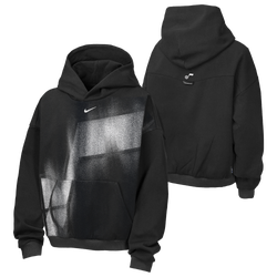 Boys' Grade School - Nike NBA Logo Hoodie - Black