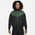 Nike Woven Windrunner Lined Hooded Jacket - Men's Black/Green