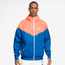 Nike Woven Windrunner Hooded Jacket - Men's Signal Blue/Crimson Bliss