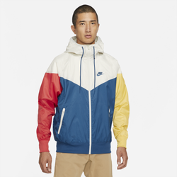Men's - Nike Woven Windrunner Hooded Jacket - Court Blue/Multi
