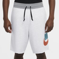 Men's - Nike NSW Alumni Chenille Shorts - White/Grey Heather