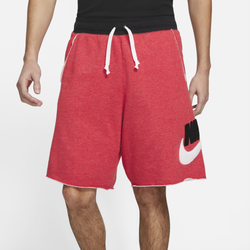 Men's - Nike NSW Alumni Chenille Shorts - Red/Black
