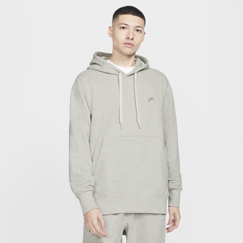  - Nike Classic Lightweight Fleece Hoodie - Light Bone/Grey Heather