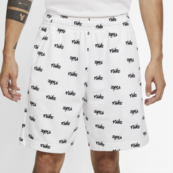 Men's - Nike Club Short Script - White/White